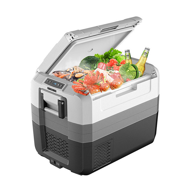Mini Portable 4X4 Fridge Refrigerator With Freezer For Camping
