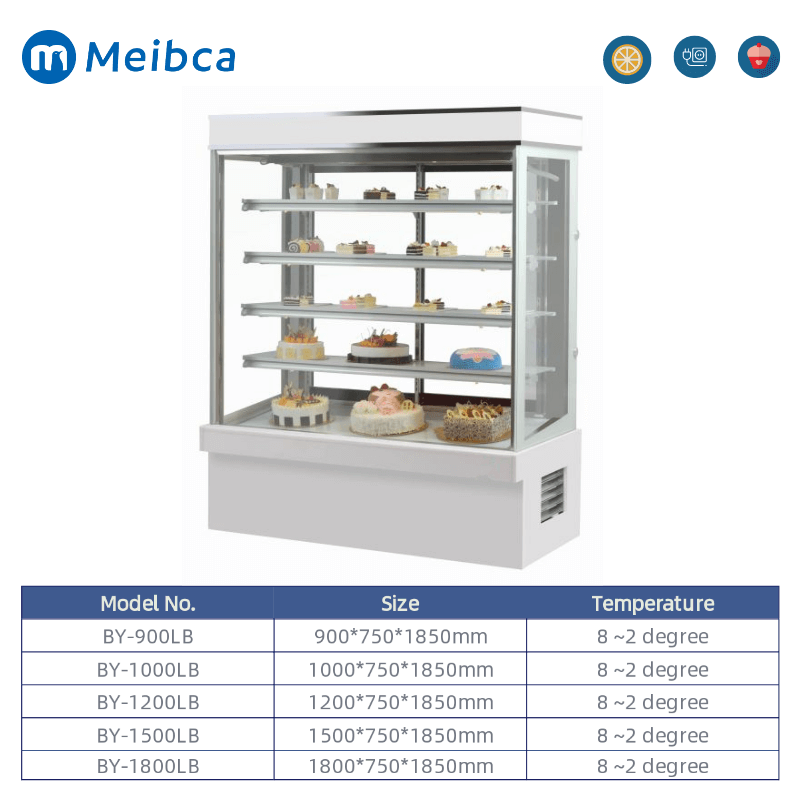 5 Layers Bakery Display Cabinet Showcase Equipment Chiller