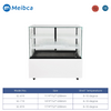 Square Glass Deli Display Refrigerator Showcase 